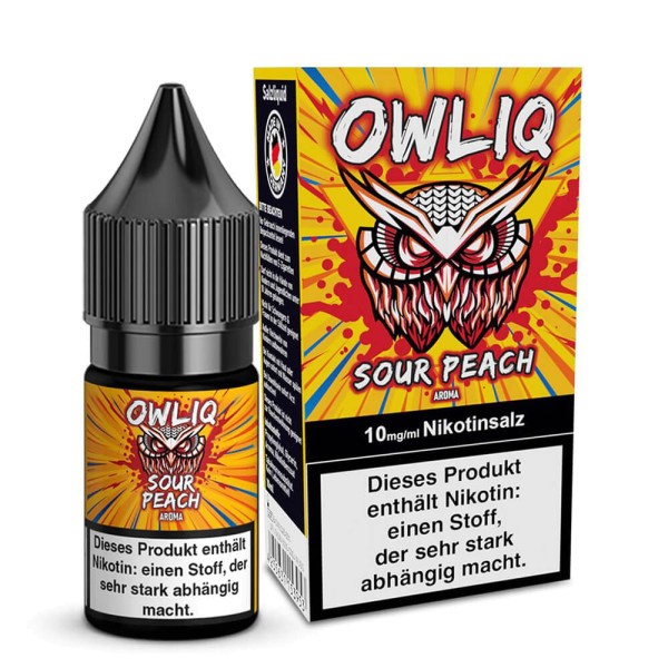 OWLIQ Sour Peach Liquid Nikotinsalz