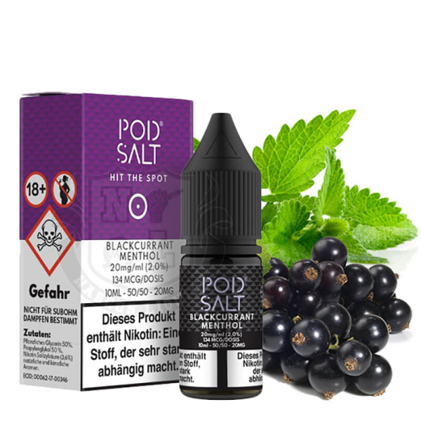 Pod Salt Blackcurrant Menthol Nikotinsalz