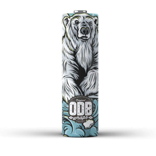 ODB Wraps 18650 Schrumpfschlauch Polar Bear