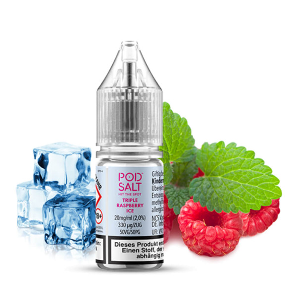 Pod Salt XTRA Triple Raspberry Ice Nikotinsalz