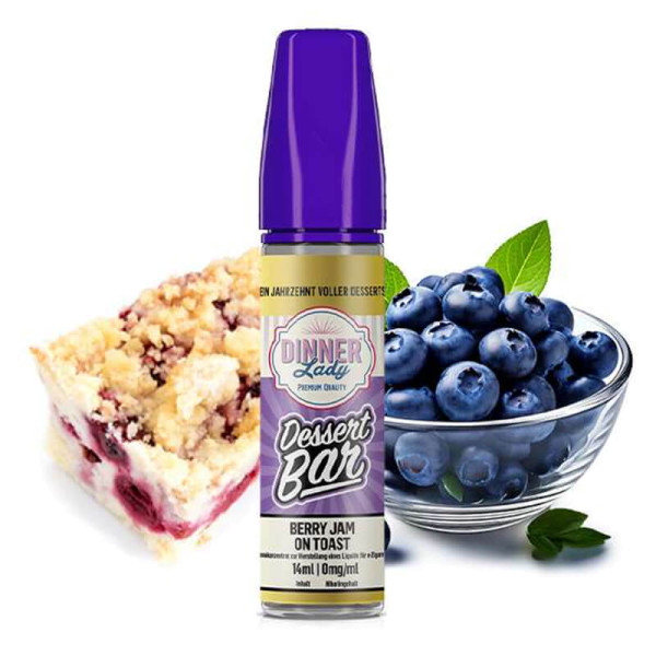 Aroma Dinner Lady Dessert Bar Berry Jam on Toast 14ml