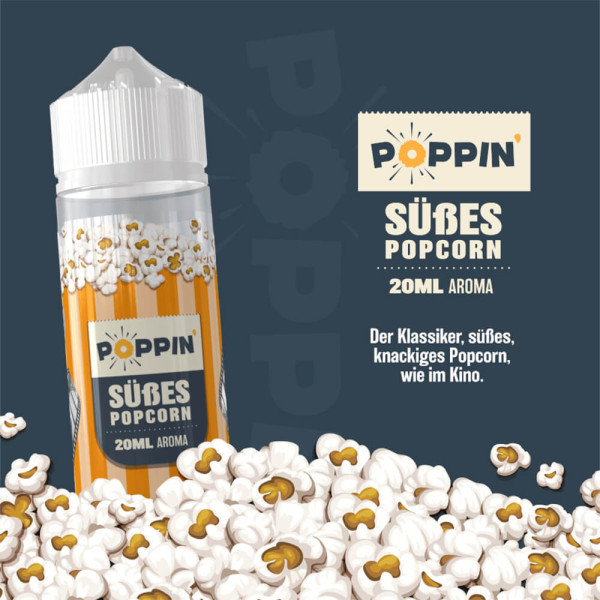 Aroma Poppin Süßes Popcorn