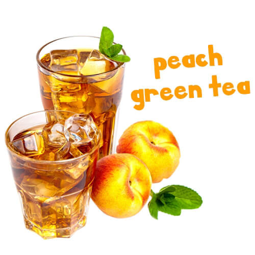 Liquid Pink Spot Peach Green Tea