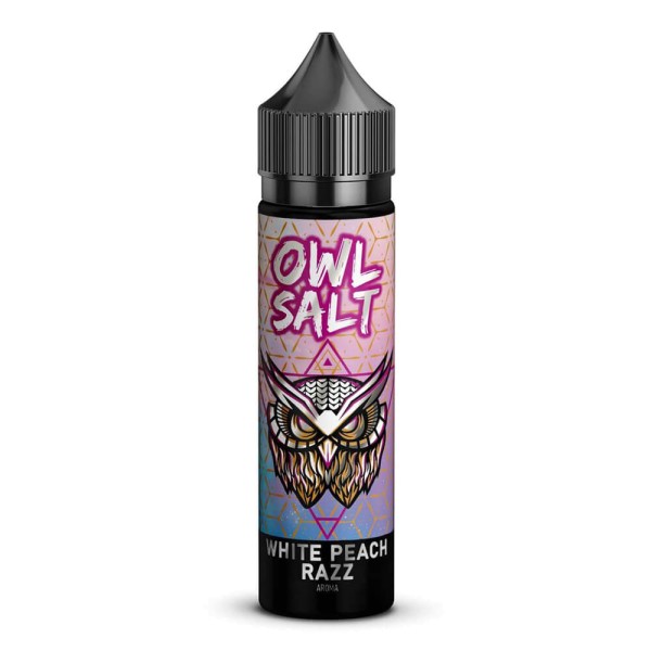 Longfill Aroma OWL Salt White Peach Razz