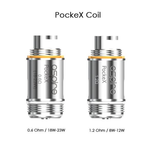 (5x) Aspire PockeX Coil