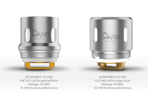 (5x) OBS Damo Verdampferkopf