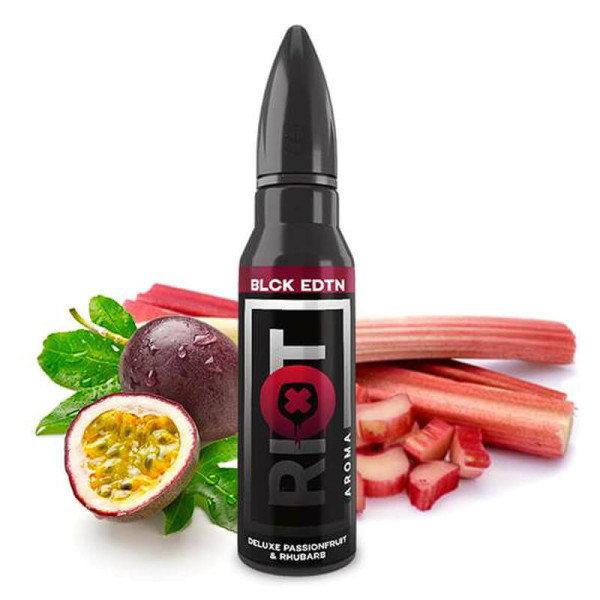 Aroma Riot Squad Black Edition Deluxe Passionfruit Rhubarb