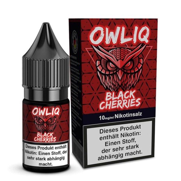 OWLIQ Black Cherries Liquid Nikotinsalz