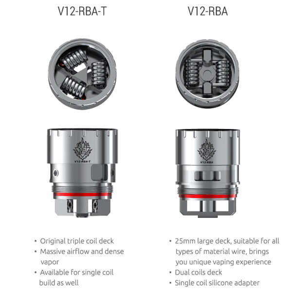 SMOK TFV12 V12 RBA / RBA-T