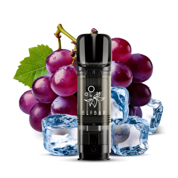 (2x) Elf Bar ELFA Pod Grape Ice