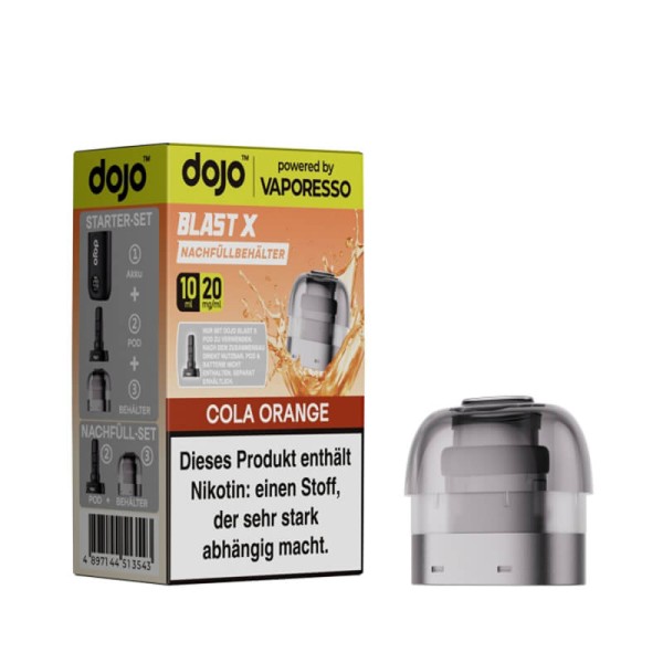 DoJo Blast X Nachfüllbehälter Cola Orange