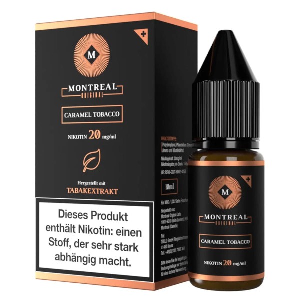 Montreal Nikotinsalz Caramel Tobacco