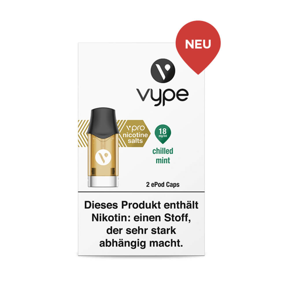 Vype Caps Wie Lange Hält Eine Kapsel Vype ePod Caps Chilled Mint | Steam-Store