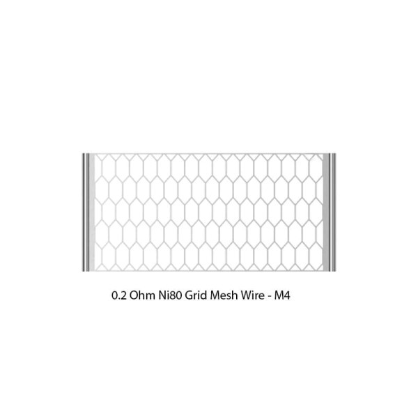 (10x) Vapefly Siegfried RTA Ni80 Grid Mesh Wire M4