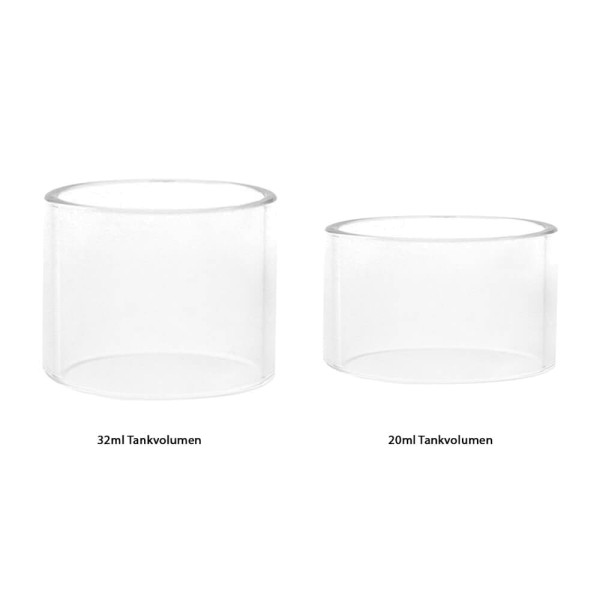 (2x) Steam Crave Aromamizer Titan V2 RDTA Glass Tube