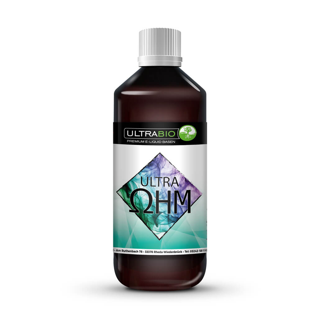 mini e shisha Ultrabio 1 Liter Ultra Ohm Base