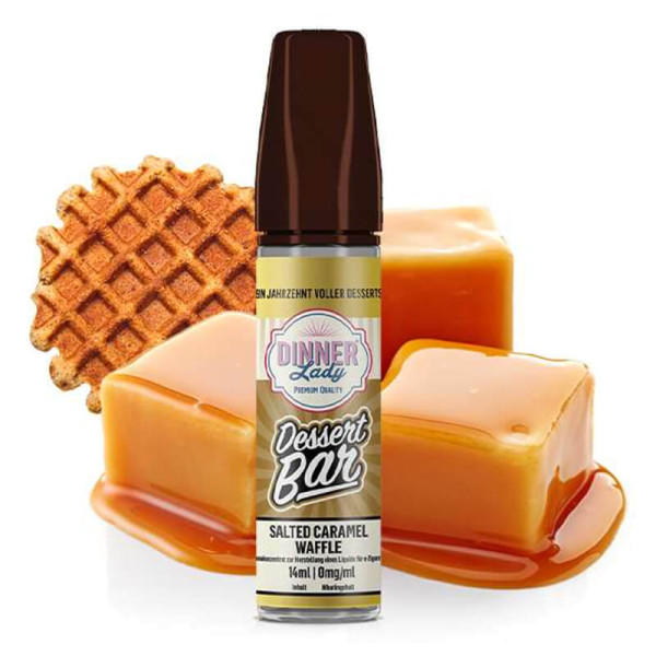 Aroma Dinner Lady Dessert Bar Salted Caramel Waffle 14ml