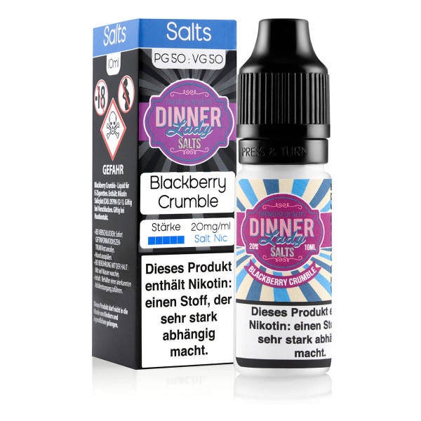 Dinner Lady Nikotinsalz Blackberry Crumble