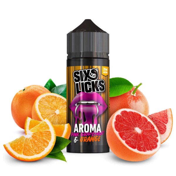 Aroma Six Licks Pink Grapefruit Orange