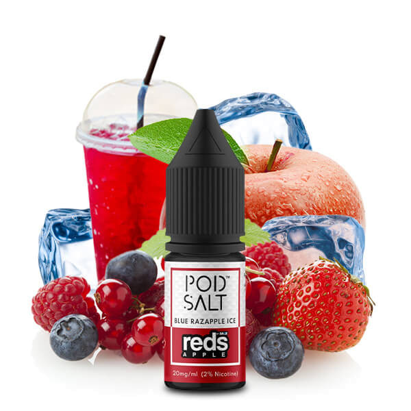 Pod Salt FUSION Reds Apple Blue Razapple Ice Nikotinsalz