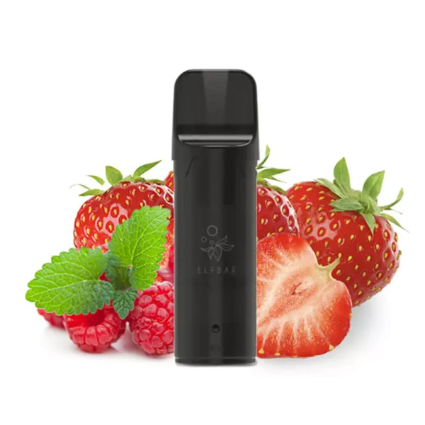 (2x) Elf Bar ELFA Pod Strawberry Raspberry