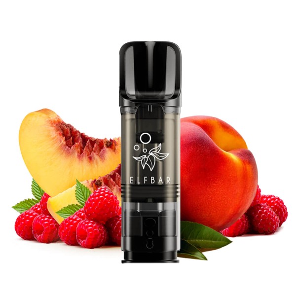 (2x) Elf Bar ELFA Pod Raspberry Peach