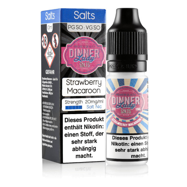 Dinner Lady Nikotinsalz Strawberry Macaroon