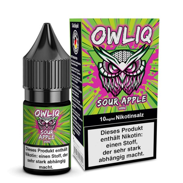 OWLIQ Sour Apple Liquid Nikotinsalz