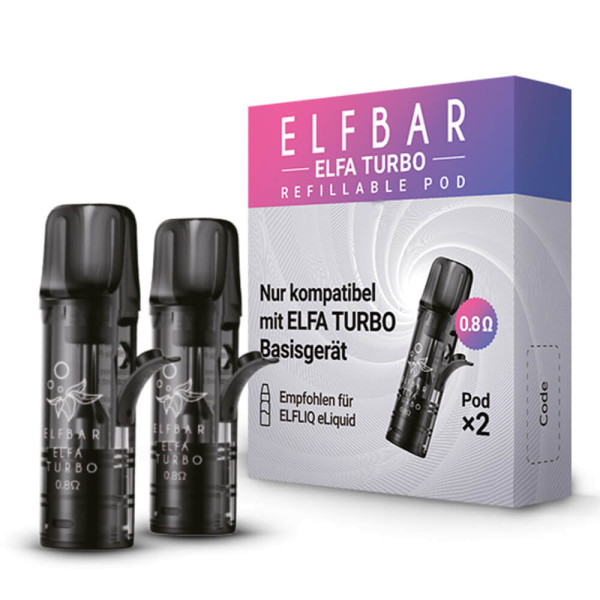 (2x) Elf Bar ELFA Turbo Pod