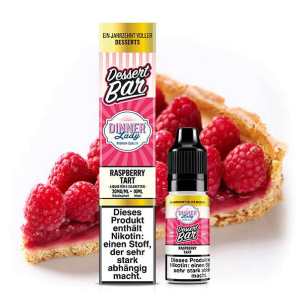 Dinner Lady Nikotinsalz Dessert Bar Raspberry Tart