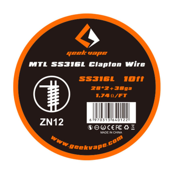 GeekVape MTL SS316L Clapton Draht