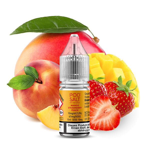 Pod Salt XTRA Mango Strawberry Peach Nikotinsalz