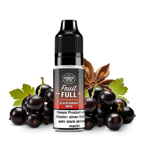 Dinner Lady Nikotinsalz FRUIT FULL Blackcurrant Anise