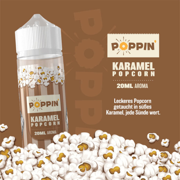 Aroma Poppin Karamell Popcorn