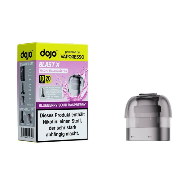 DoJo Blast X Nachfüllbehälter Blueberry Sour Raspberry
