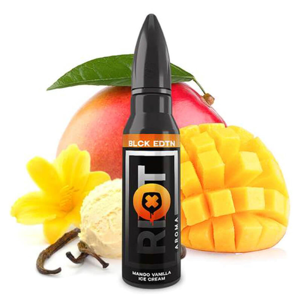 Aroma Riot Squad Black Edition Mango Vanilla Ice Cream