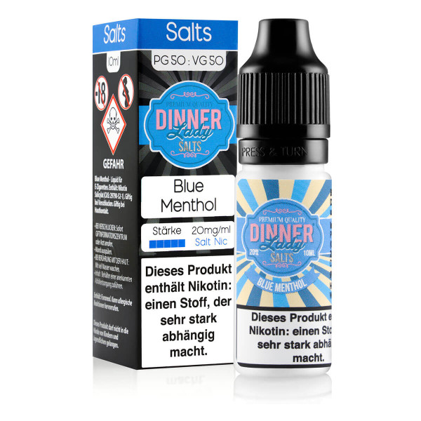 Dinner Lady Nikotinsalz Blue Menthol (Blueberry Menthol)