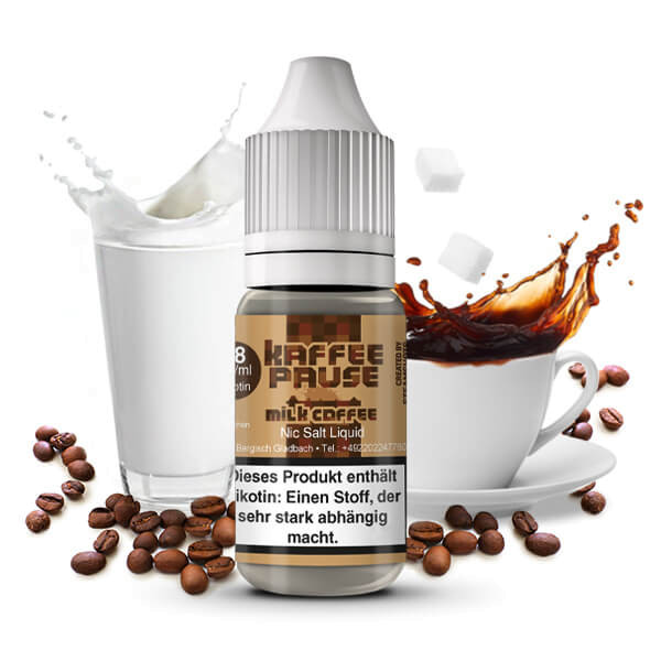 Steamshots Kaffeepause Milk Coffee Nikotinsalz
