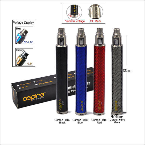 Aspire CF VV 1600mAh Batterie