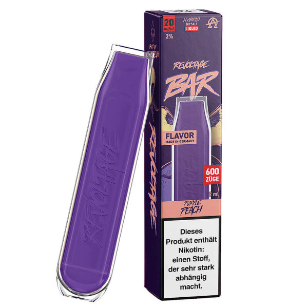 Revoltage Bar E-Zigarette Purple Peach