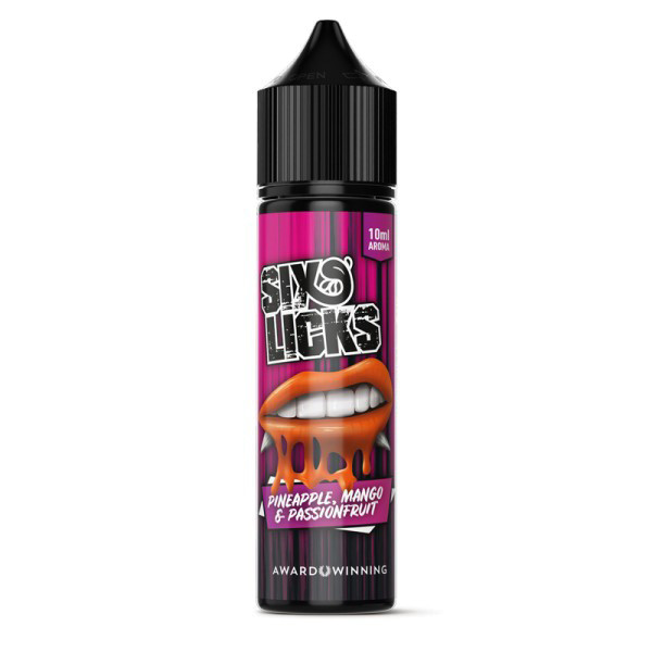 Aroma Six Licks Pineapple Mango Passionfruit